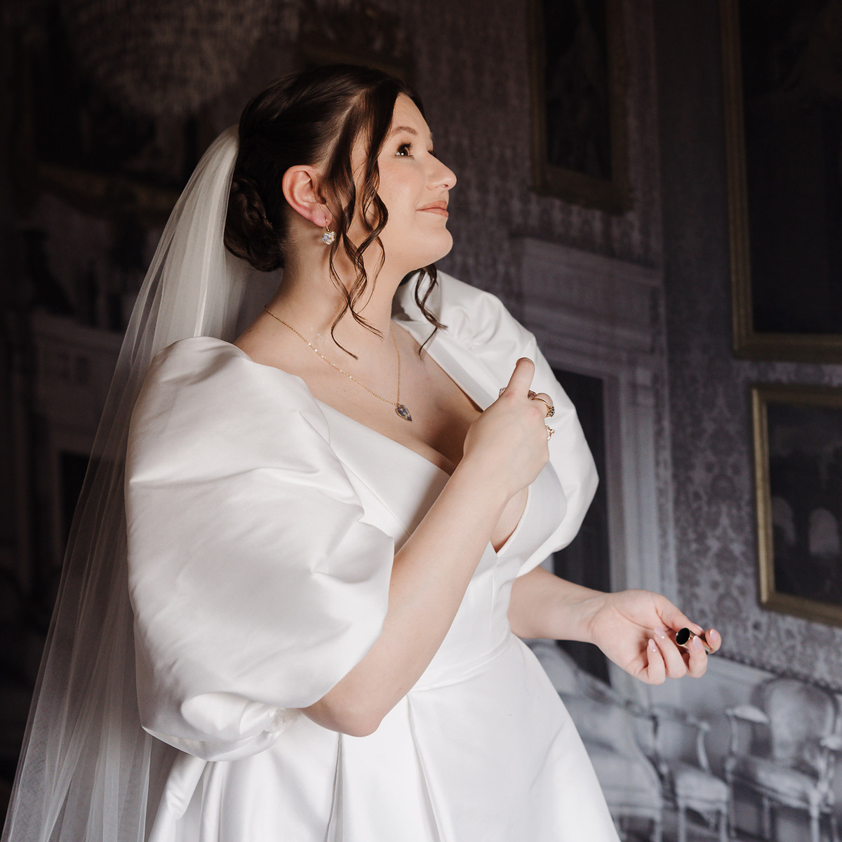 Documentary wedding morning photograph at The Moat House
