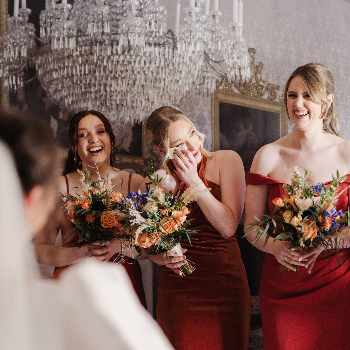 Relaxed bridal morning moment at The Moat House