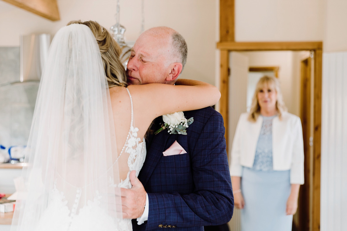 First look with Dad at the lodges at Blithfield Lakeside Barns