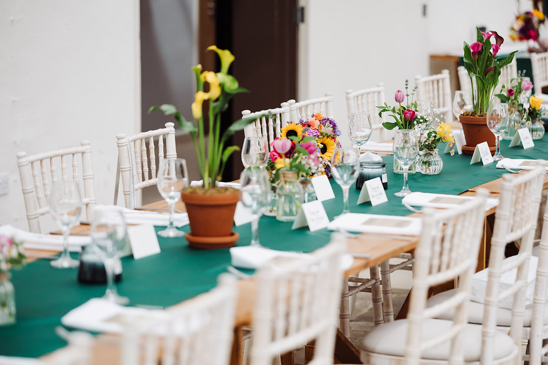 Intimate wedding at The Orangery at Ingestre