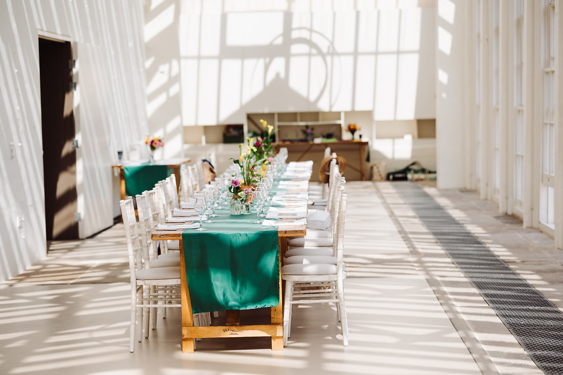 beautiful light filters through at the orangery ingestre